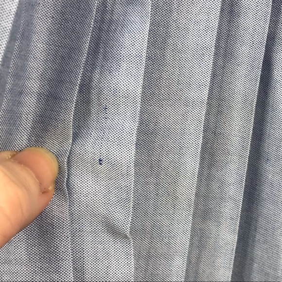 Anthropologie lilis chambray pleated midi skirt - Picture 5 of 8